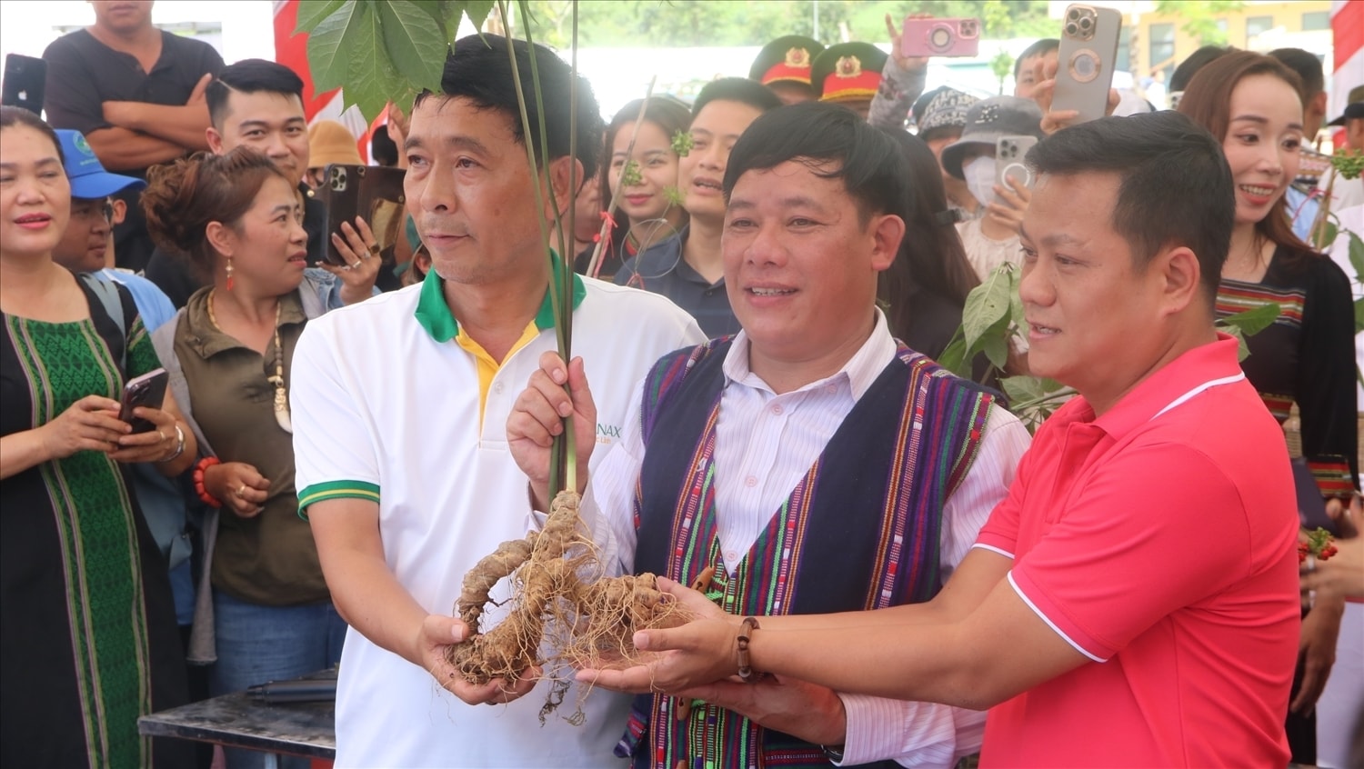 Trao tặng giống Sâm Ngọc Linh