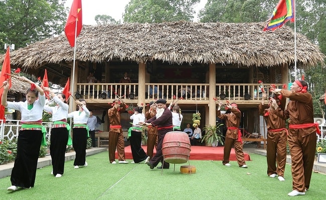 Ngôi nhà sàn của người Mường Phú Thọ
