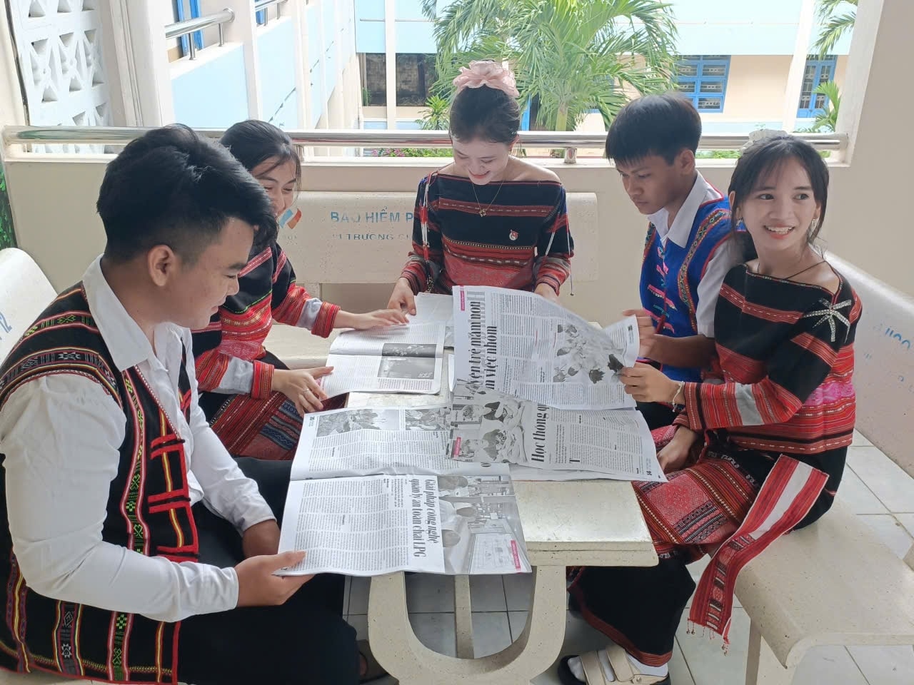 Học sinh DTTS đang học tập tại các trường dân tộc nội trú trên địa bàn tỉnh Gia Lai dự kiến được hỗ trợ thêm tiền ăn với mức 540.000 đồng/học sinh/tháng. (Ảnh: L.P)