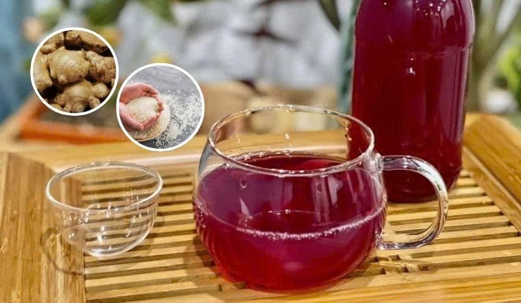 Lá tía tô kết hợp gừng tươi đem lại nhiều lợi ích cho sức khoẻ. Ảnh: ITN