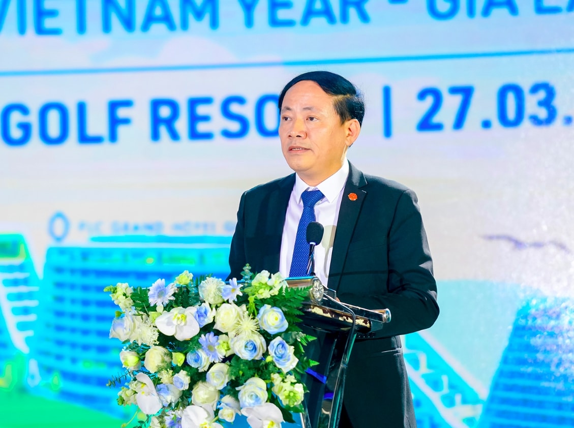 Ông Phạm Anh Tuấn, Chủ tịch UBND tỉnh Gia Lai phát biểu tại Hội thảo