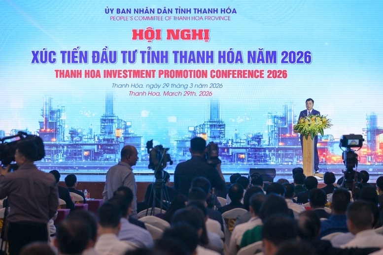 Chủ tịch UBND tỉnh Thanh Hóa Nguyễn Hoài Anh phát biểu khai mạc - Ảnh: VGP/Nhật Bắc