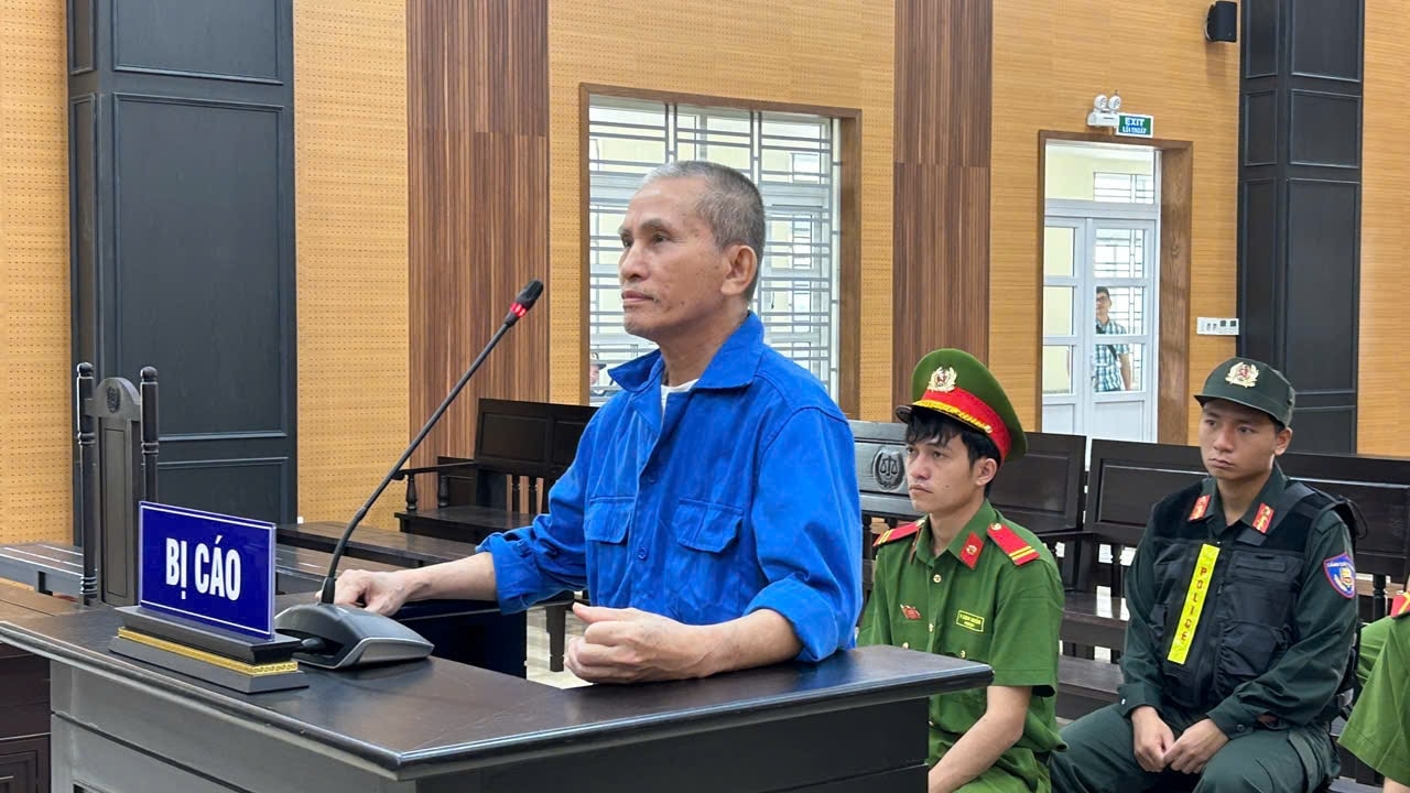 Bị cáo Huỳnh Ngọc Tuấn tại phiên tòa