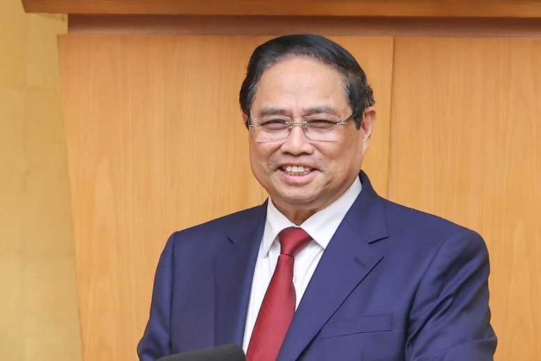 Thủ tướng Phạm Minh Chính trân trọng gửi lời cảm ơn và tri ân đến các đồng chí lãnh đạo, các cơ quan trong hệ thống chính trị, toàn thể nhân dân, cộng đồng doanh nghiệp và bạn bè, đối tác quốc tế. - Ảnh: VGP/Nhật Bắc