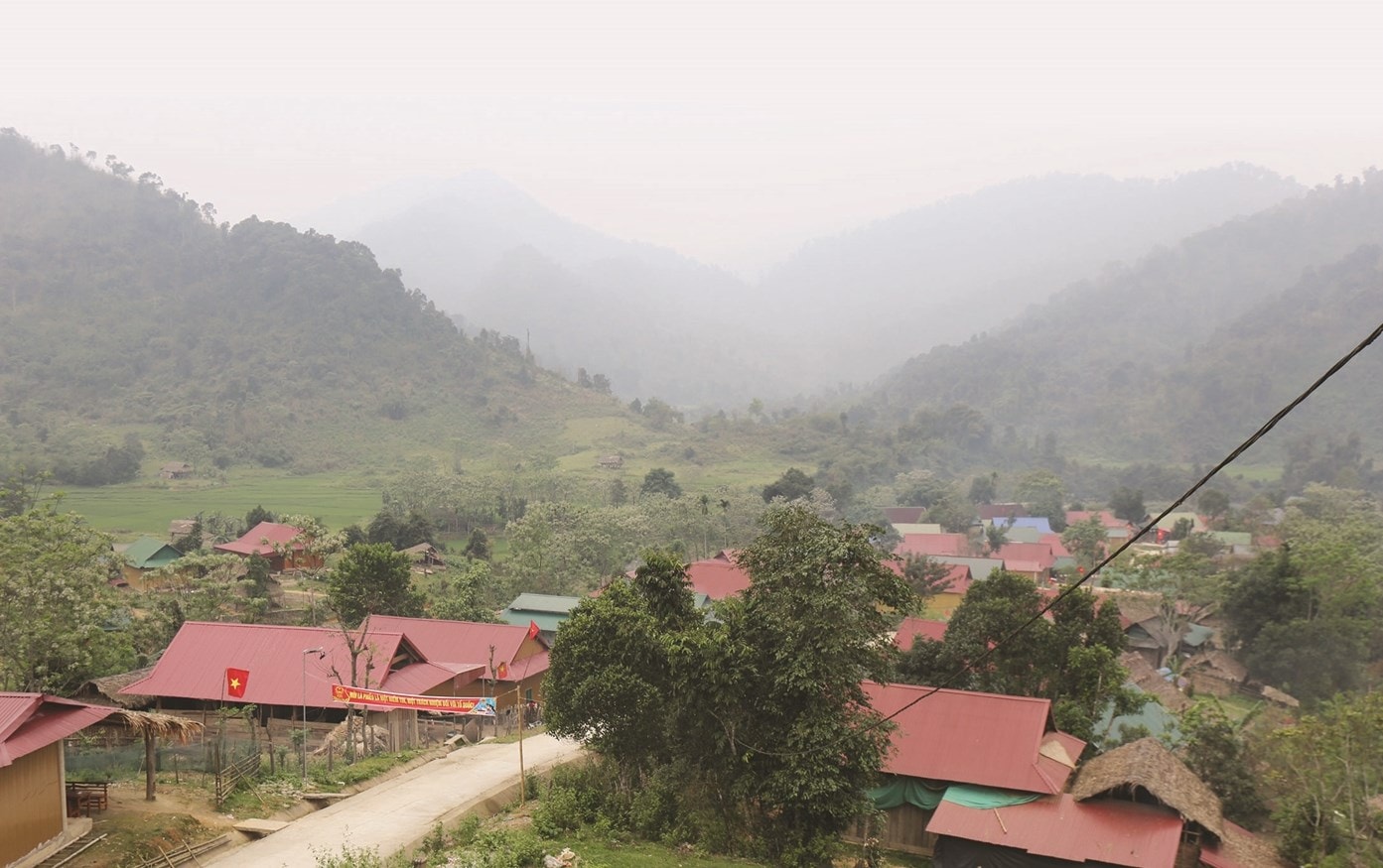 Một góc bản Khe Búng