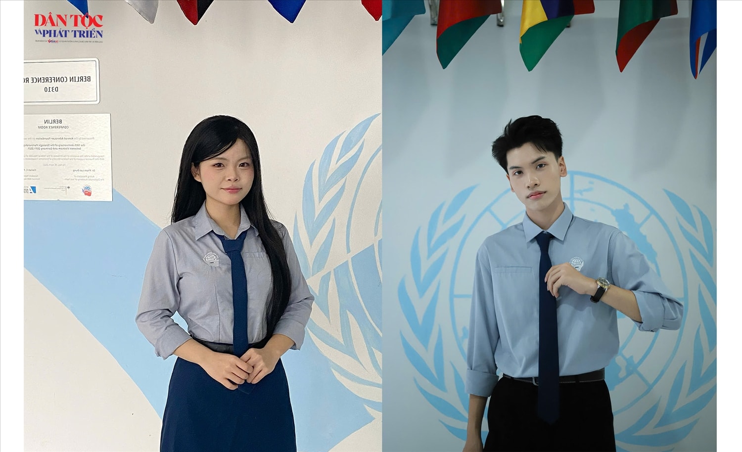 Chân dung em Hà Kiều Anh và em Nông Anh Tú