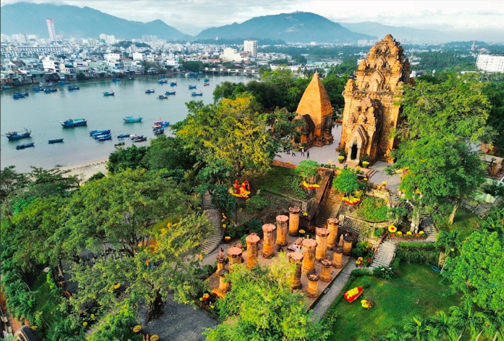 Tháp Bà Pô Nagar, một trong những di tích sẽ được tỉnh Khánh Hoà tu bổ vào năm 2026. (Ảnh minh hoạ)