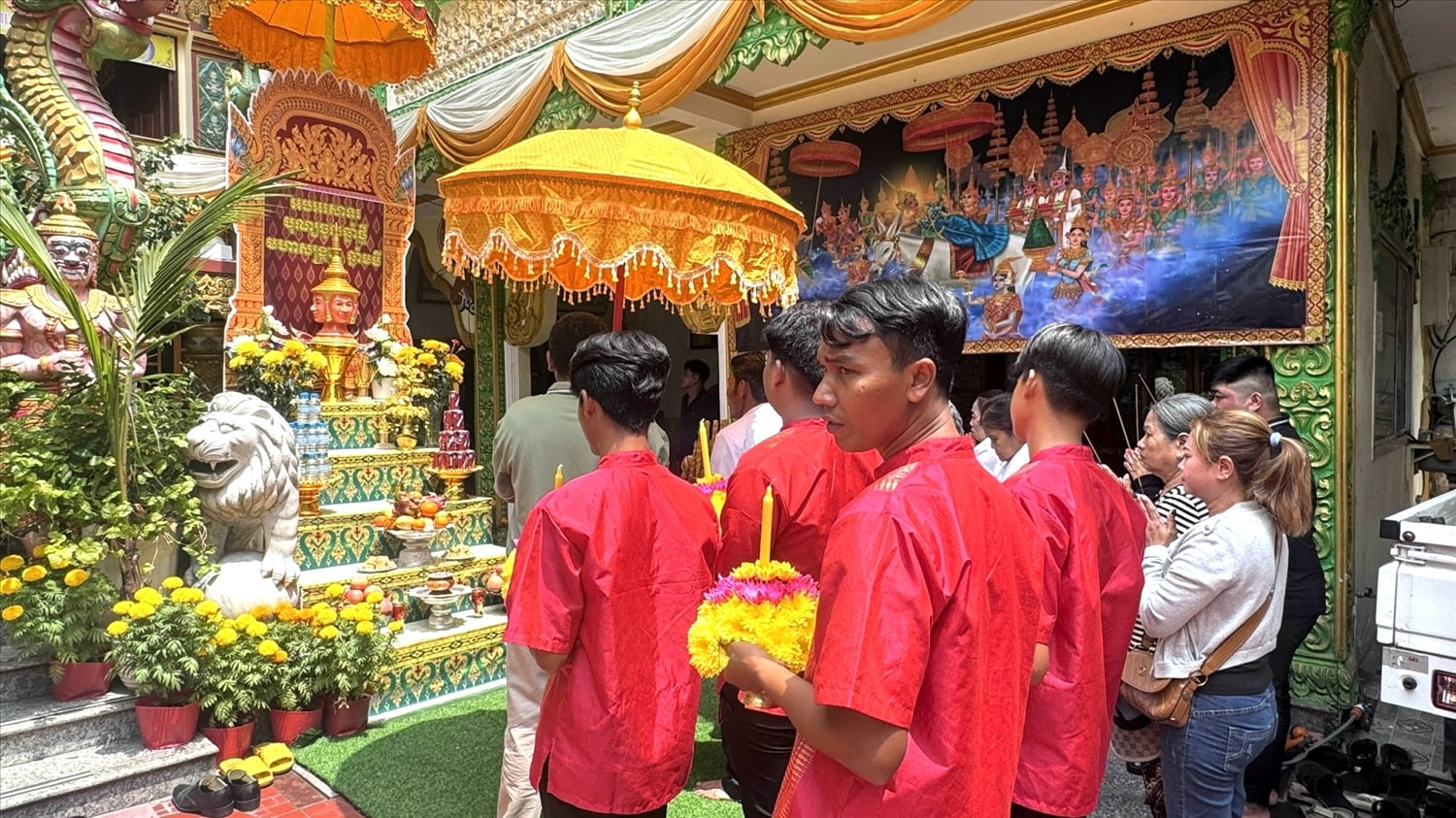 Các chùa Khmer lập lễ rước Chư thiên quản thế năm 2026 - Thần Rakkhāsādevi  
