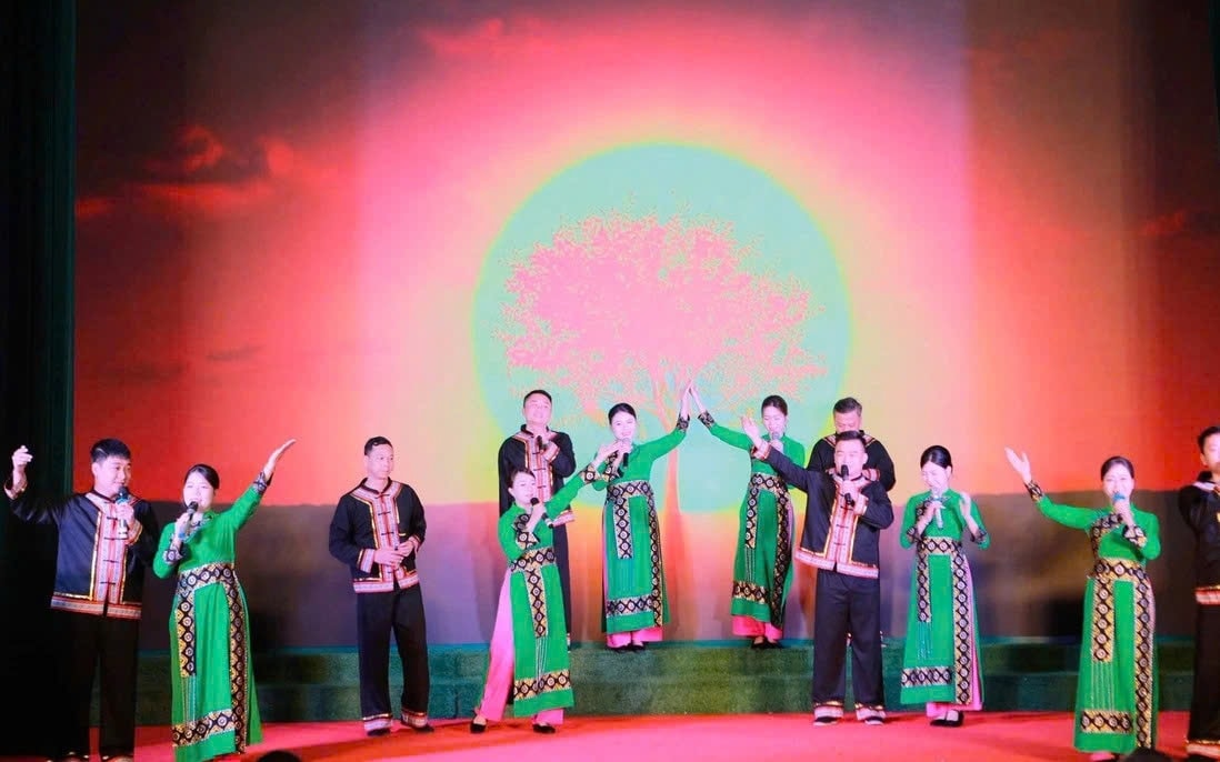Hội thi là dịp để cán bộ, chiến sĩ Biên phòng được bồi dưỡng, rèn luyện và trao đổi kinh nghiệm sử dụng tiếng Tày trong thực tiễn công tác