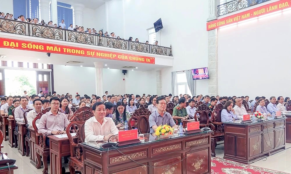 Các đại biểu tham dự hội nghị. (Ảnh: Ngọc Quyên)
