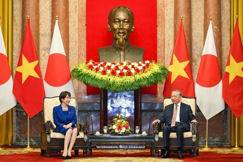 Tổng Bí thư, Chủ tịch nước Tô Lâm đánh giá cao kết quả hợp tác thực chất, toàn diện giữa hai bên với sự tin cậy chính trị cao - Ảnh: VGP/Nhật Bắc