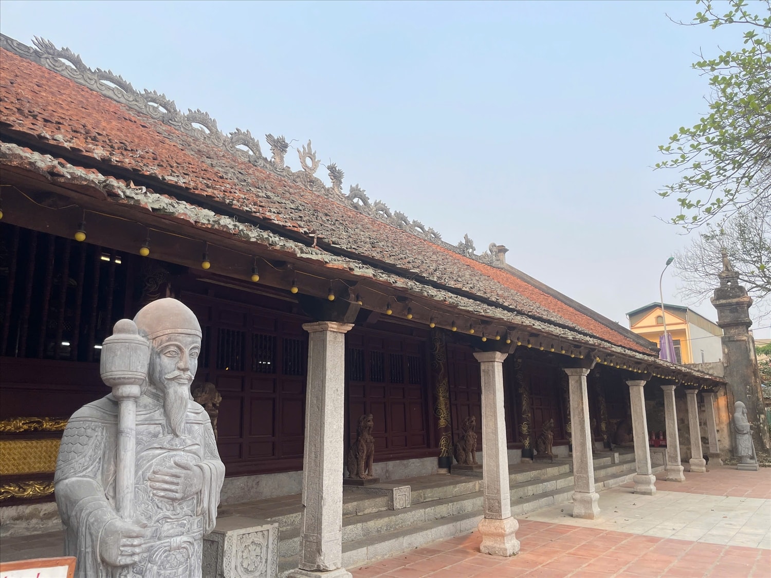 Nhà chính điện Thái miếu.