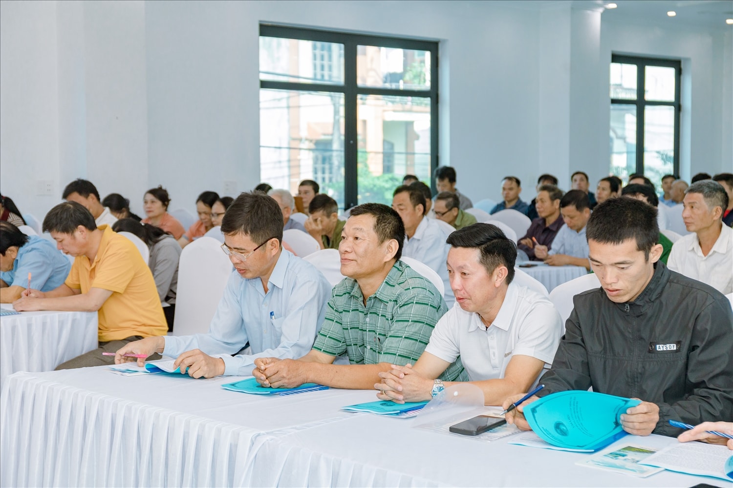 Các đại biểu là Người có uy tín trong đồng bào DTTS tham gia Hội nghị tập huấn năm 2026