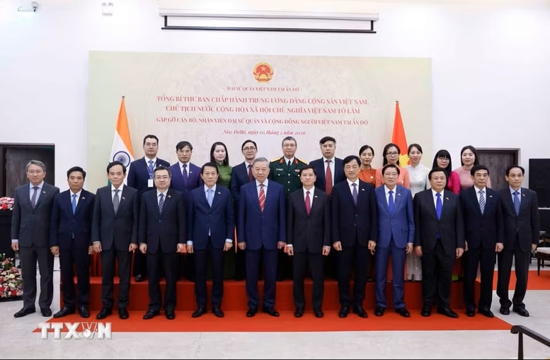 Tổng Bí thư, Chủ tịch nước Tô Lâm và các đại biểu - Ảnh: TTXVN