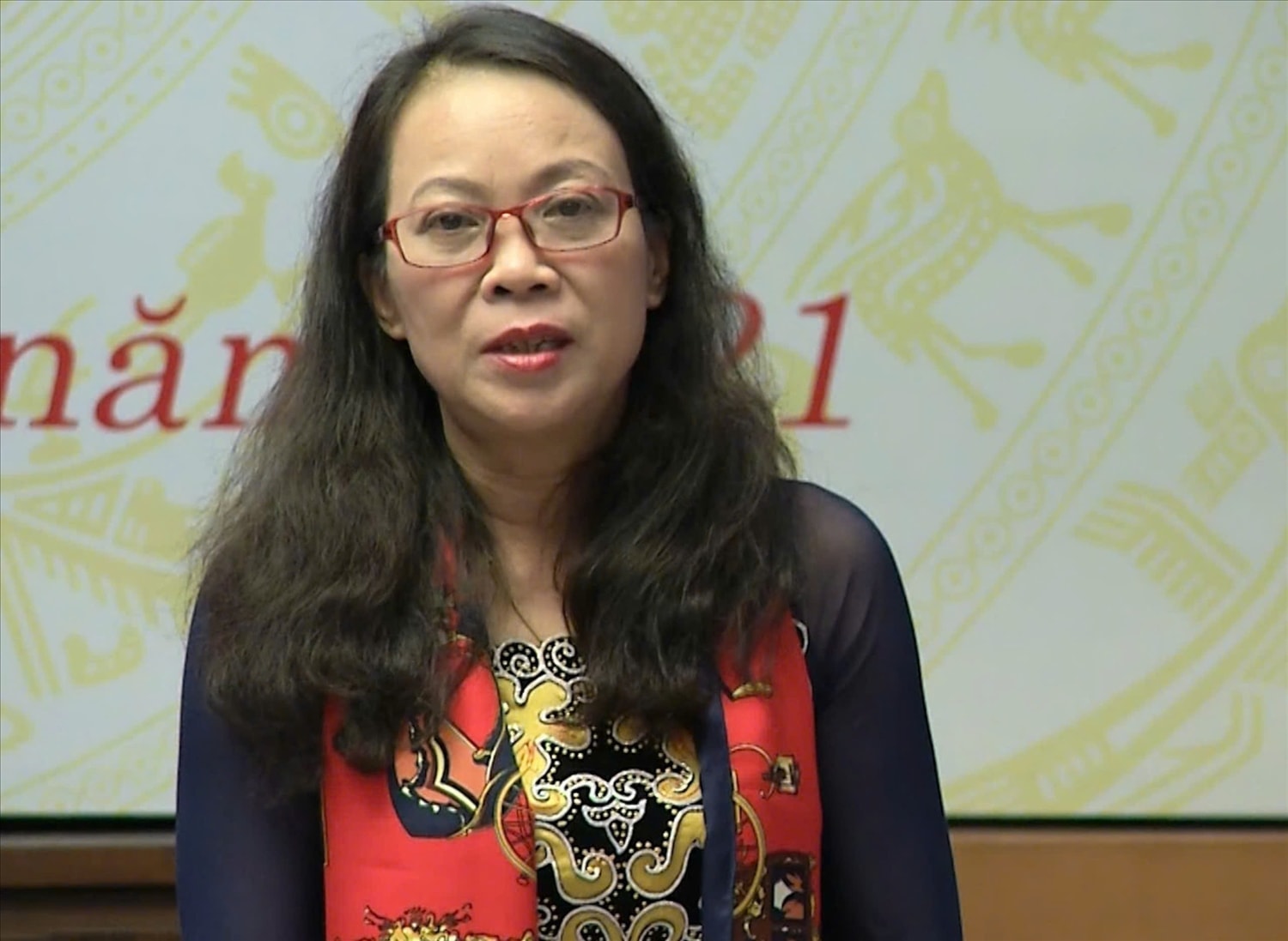 Bà Hoàng Thị Hạnh, nguyên Thứ trưởng, Phó Chủ nhiệm Uỷ ban Dân tộc.