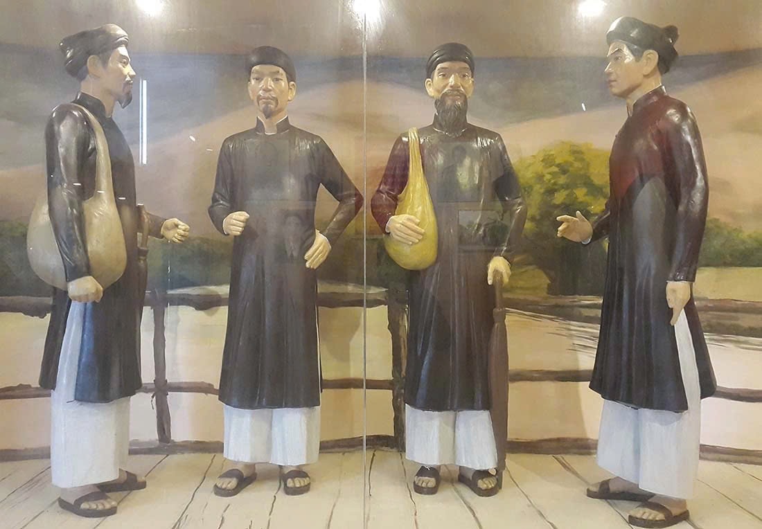 “Tứ hổ Nam Đàn”, là Phan Văn San, Nguyễn Sinh Sắc, Trần Văn Lương, Vương Thúc Quý đã trở thành huyền thoại trong lịch sử vùng Nam Đàn xưa; trở thành tấm gương, động lực sống động truyền niềm cảm hứng cho chàng thanh niên Nguyễn Tất Thành trên con đường tìm đường cứu nước - Ảnh: Tư liệu