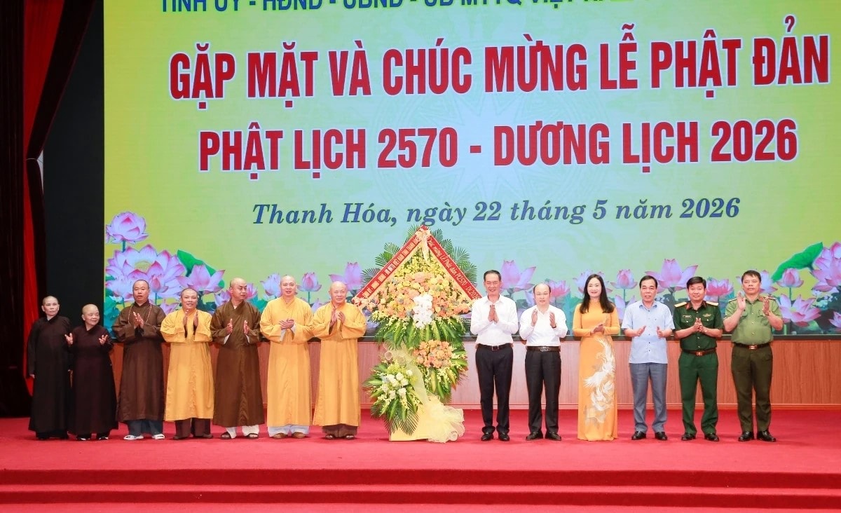 Thanh Hóa: Gặp mặt chức sắc, chức việc Phật giáo nhân dịp Đại lễ Phật đản 2026 