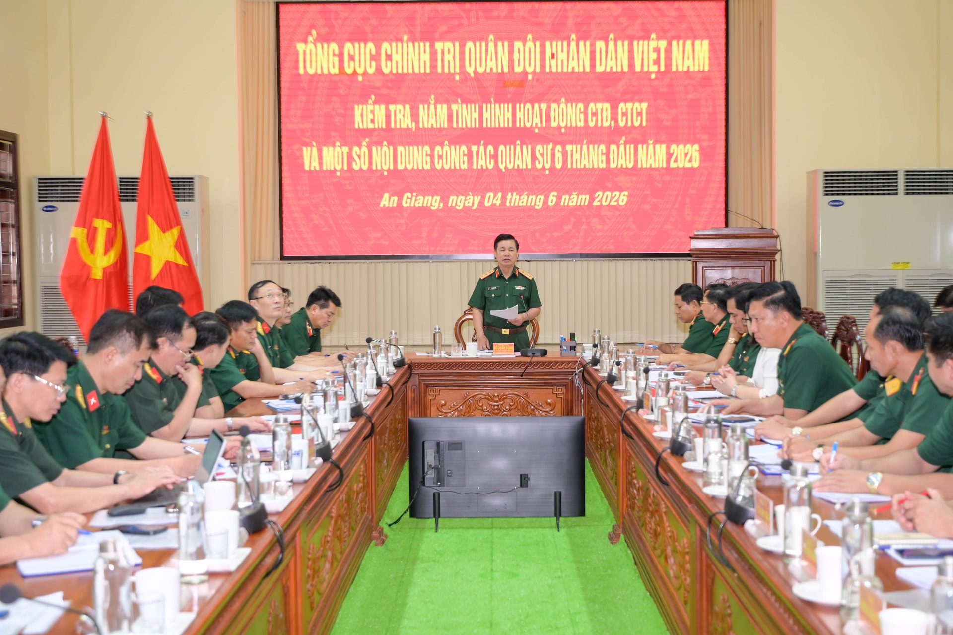 Ban CHQS Đặc khu Phú và Lữ đoàn 950 sẵn sàng tham gia thực hiện các nhiệm vụ liên quan đến công tác chuẩn bị và phục vụ Hội nghị APEC 2027