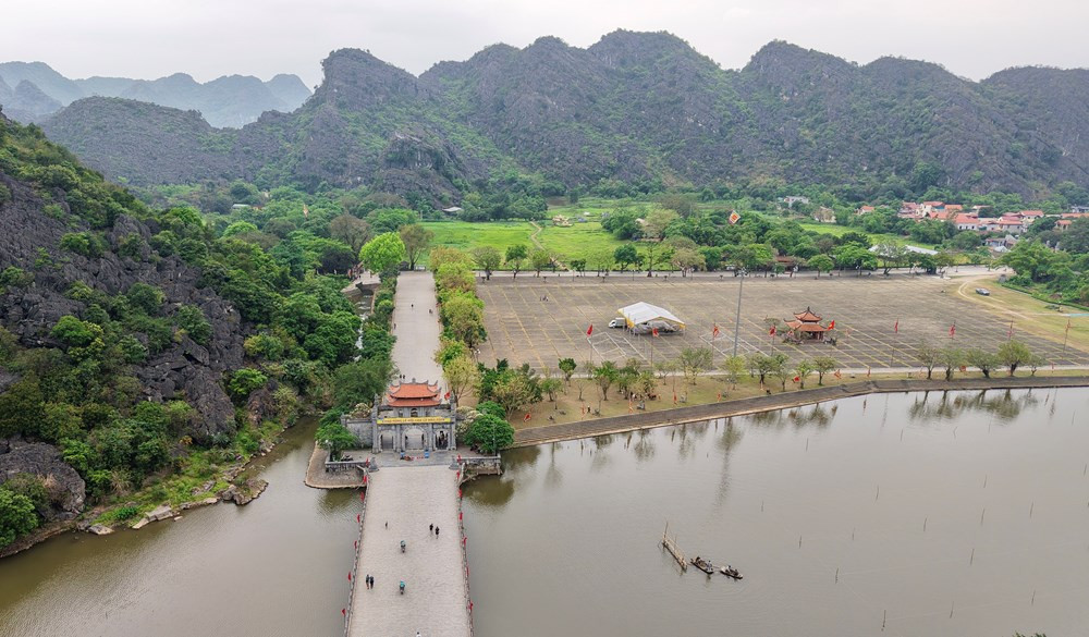Khu Di tích quốc gia đặc biệt Cố đô Hoa Lư nhìn từ trên cao