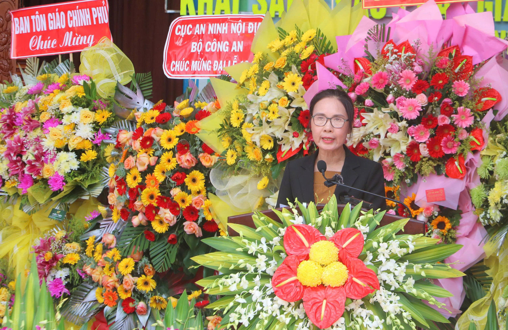 Bà Trần Thị Minh Nga, Phó Trưởng Ban Tôn giáo Chính phủ - Bộ Dân tộc và Tôn giáo
