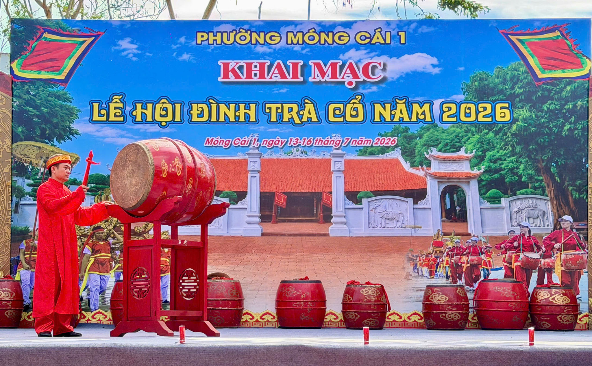 Khai hội đình Trà Cổ, di sản hơn 565 năm nơi địa đầu Tổ quốc 
