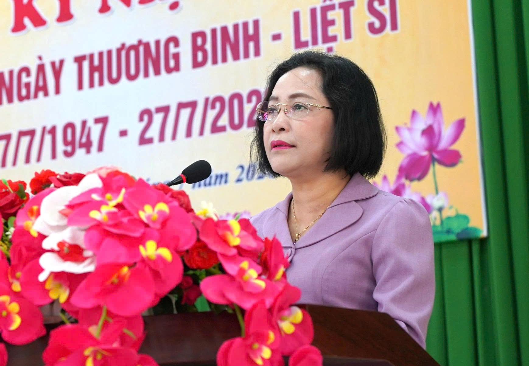 Phó Chủ tịch Quốc hội Nguyễn Thị Thanh phát biểu tại chương trình