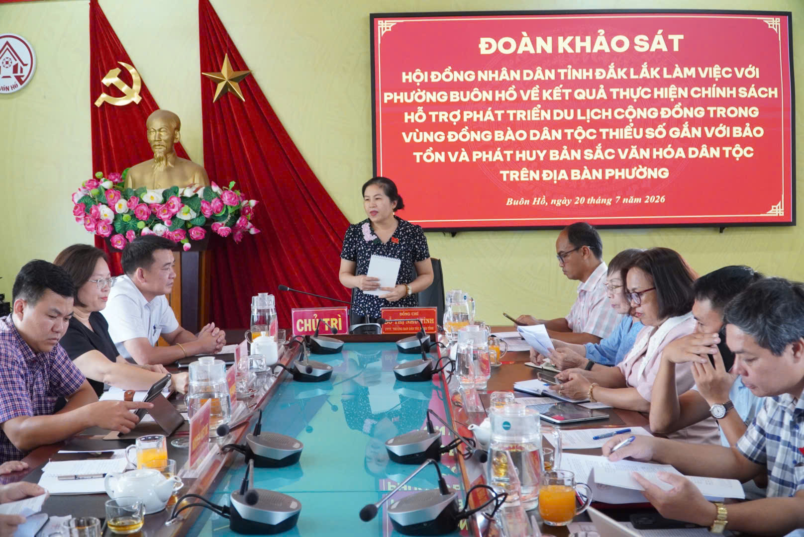 Đoàn khảo sát của HĐND tỉnh Đắk Lắk đã khảo sát, đánh giá kết quả thực hiện chính sách hỗ trợ phát triển du lịch cộng đồng trong vùng đồng bào DTTS