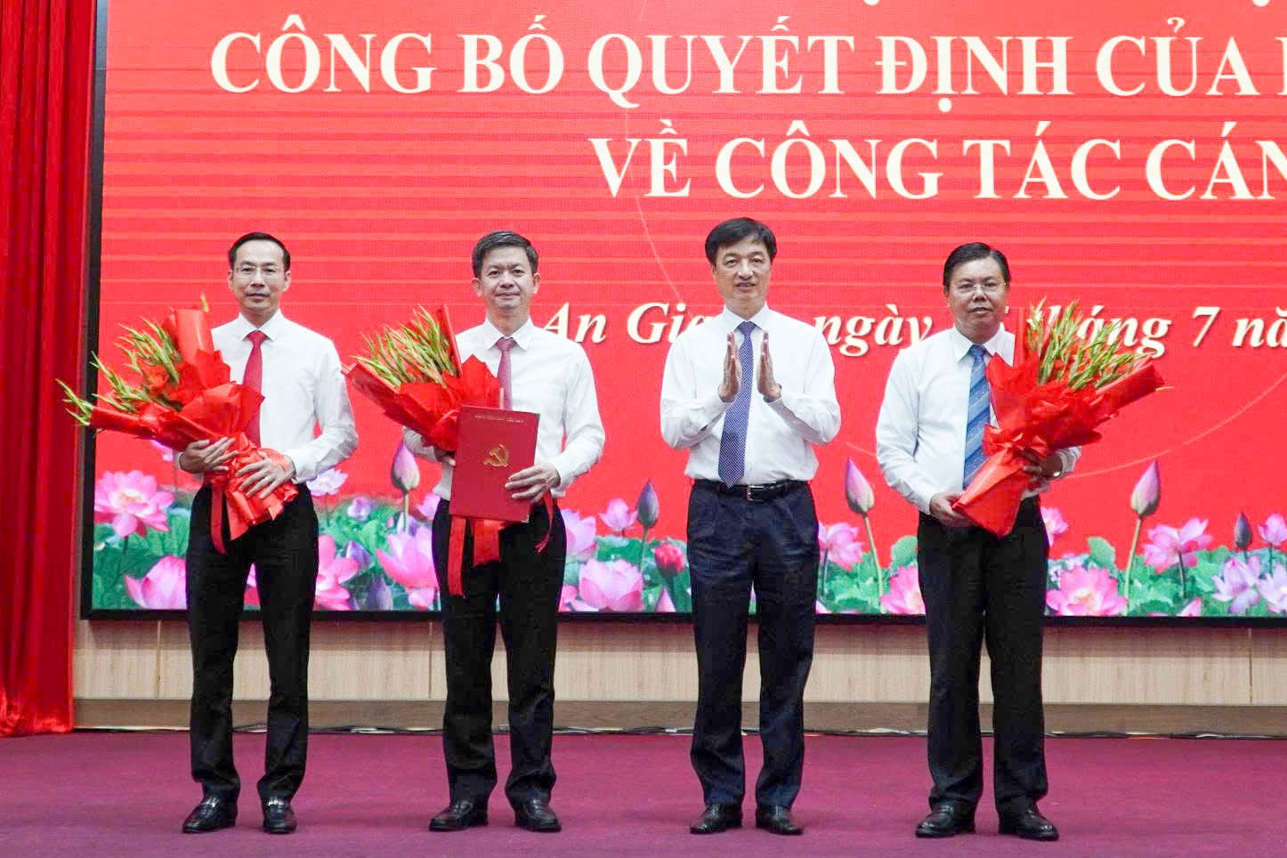 Ông Lê Quang Tùng được điều động giữ chức Bí thư Tỉnh uỷ An Giang 