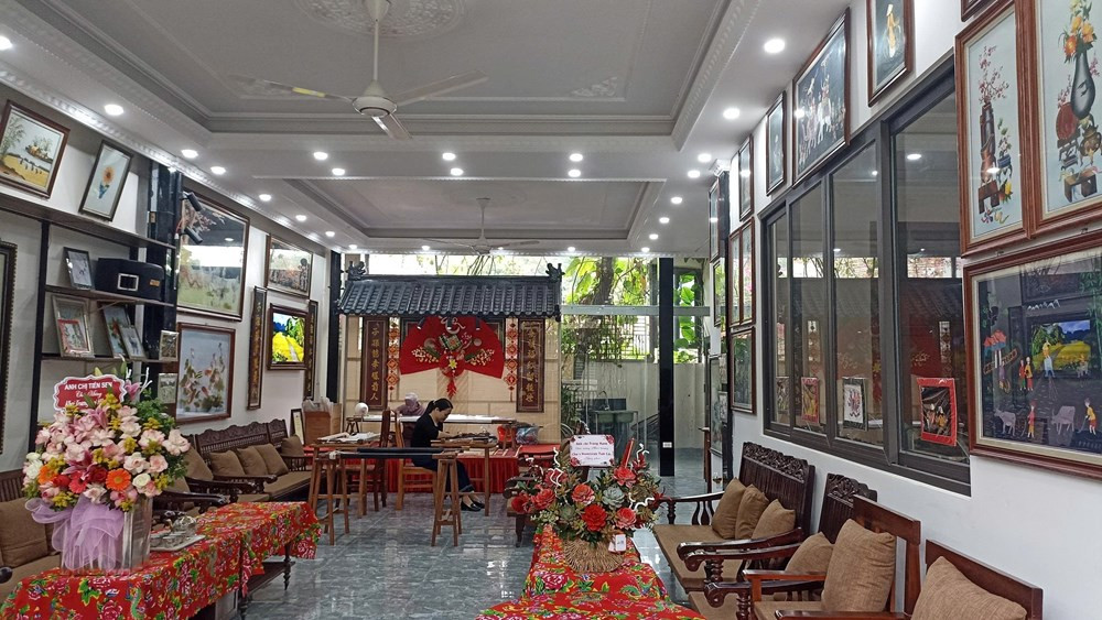 Không gian trải nghiệm tinh hoa thêu ren Văn Lâm