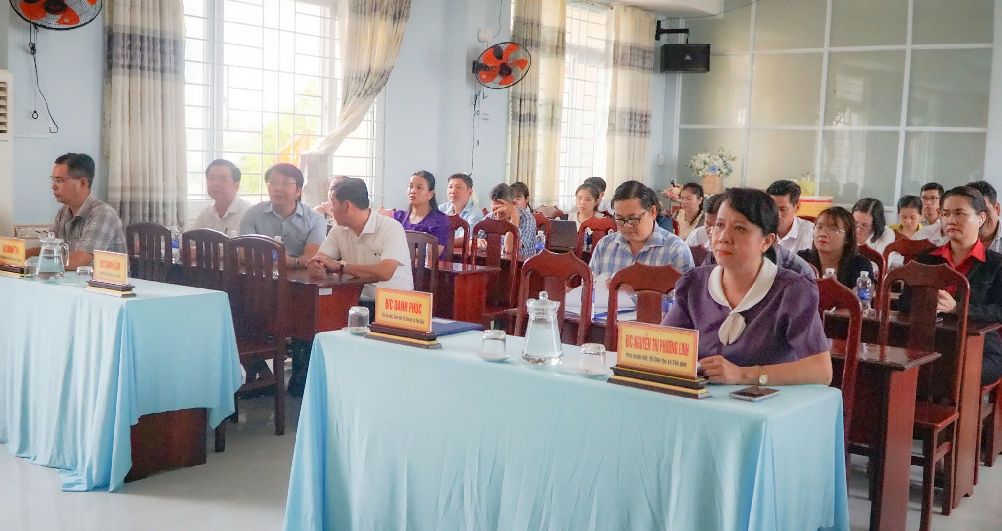 Sở Dân tộc và Tôn giáo tỉnh An Giang họp giao ban hàng tuần về tiến thực hiện Chương trình MTQG 1719