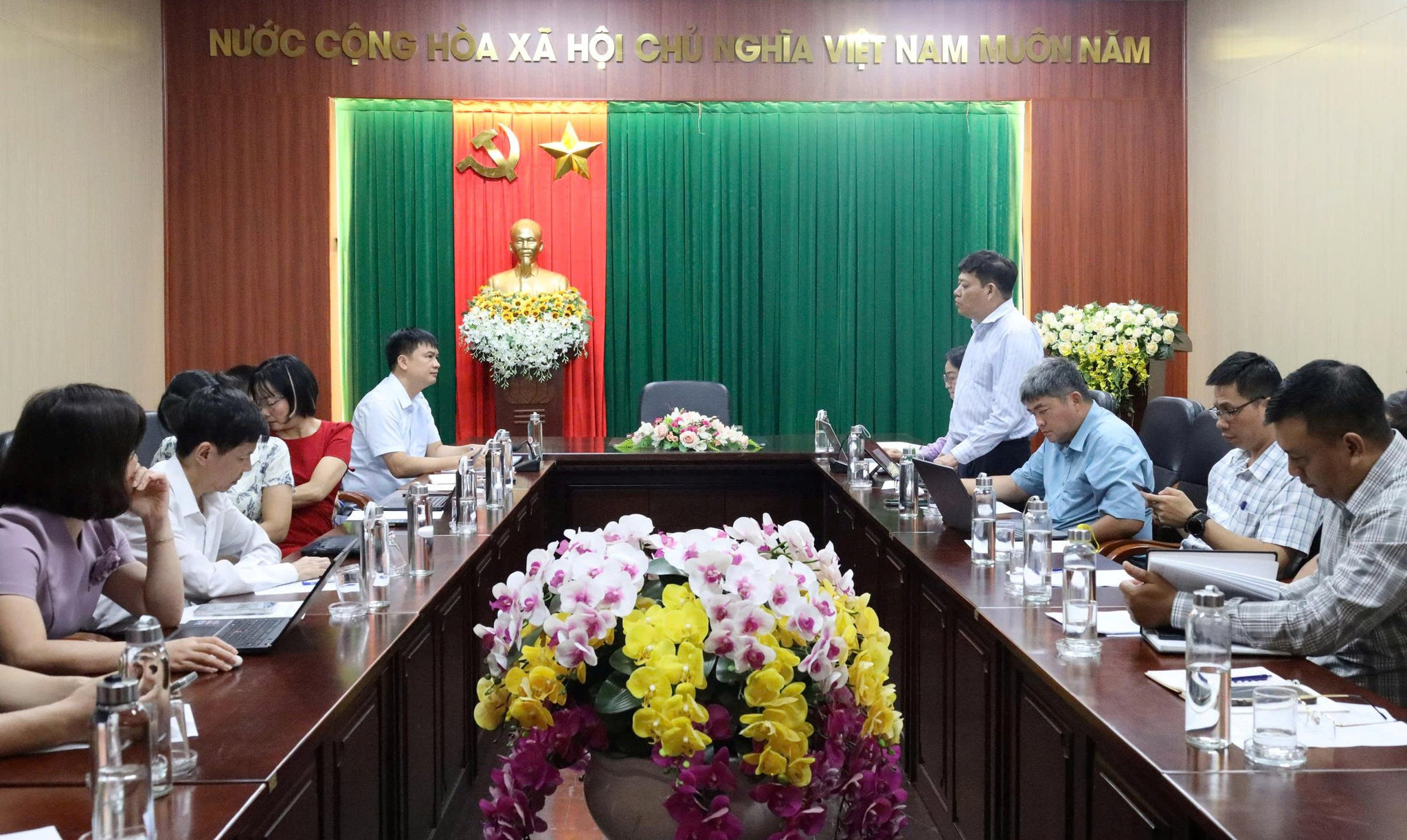 Sở Dân tộc và Tôn giáo tỉnh Đắk Lắk làm việc với Đoàn khảo sát của Trường Đào tạo cán bộ Lê Hồng Phong, thành phố Hà Nội