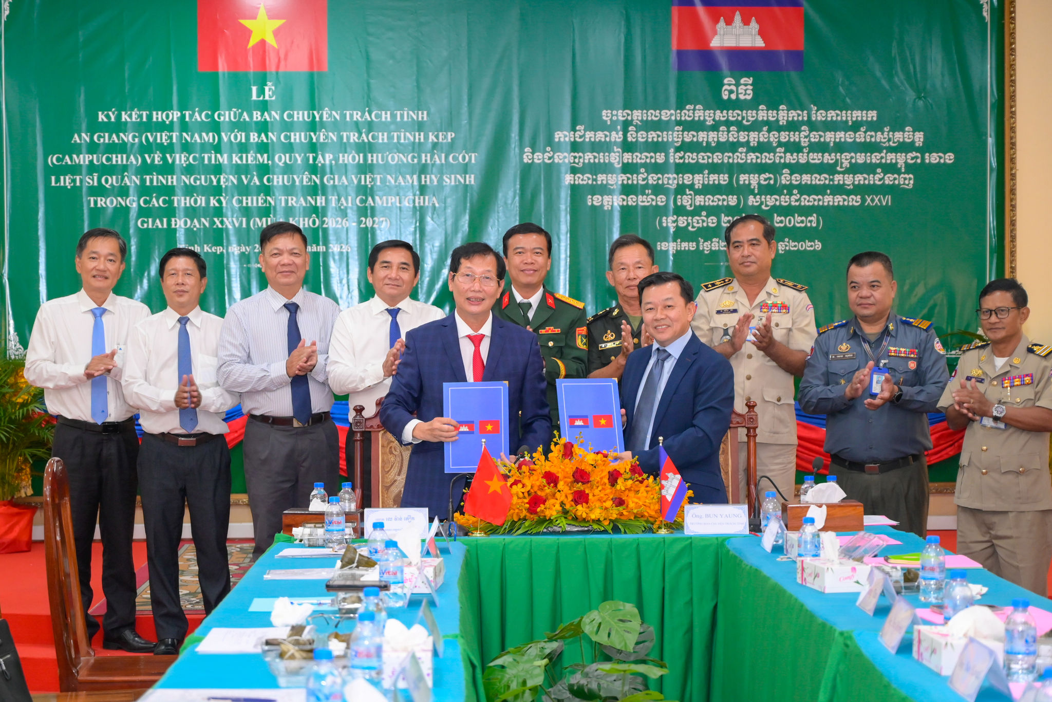 An Giang hợp tác với nước bạn Campuchia tìm kiếm hài cốt liệt sĩ 