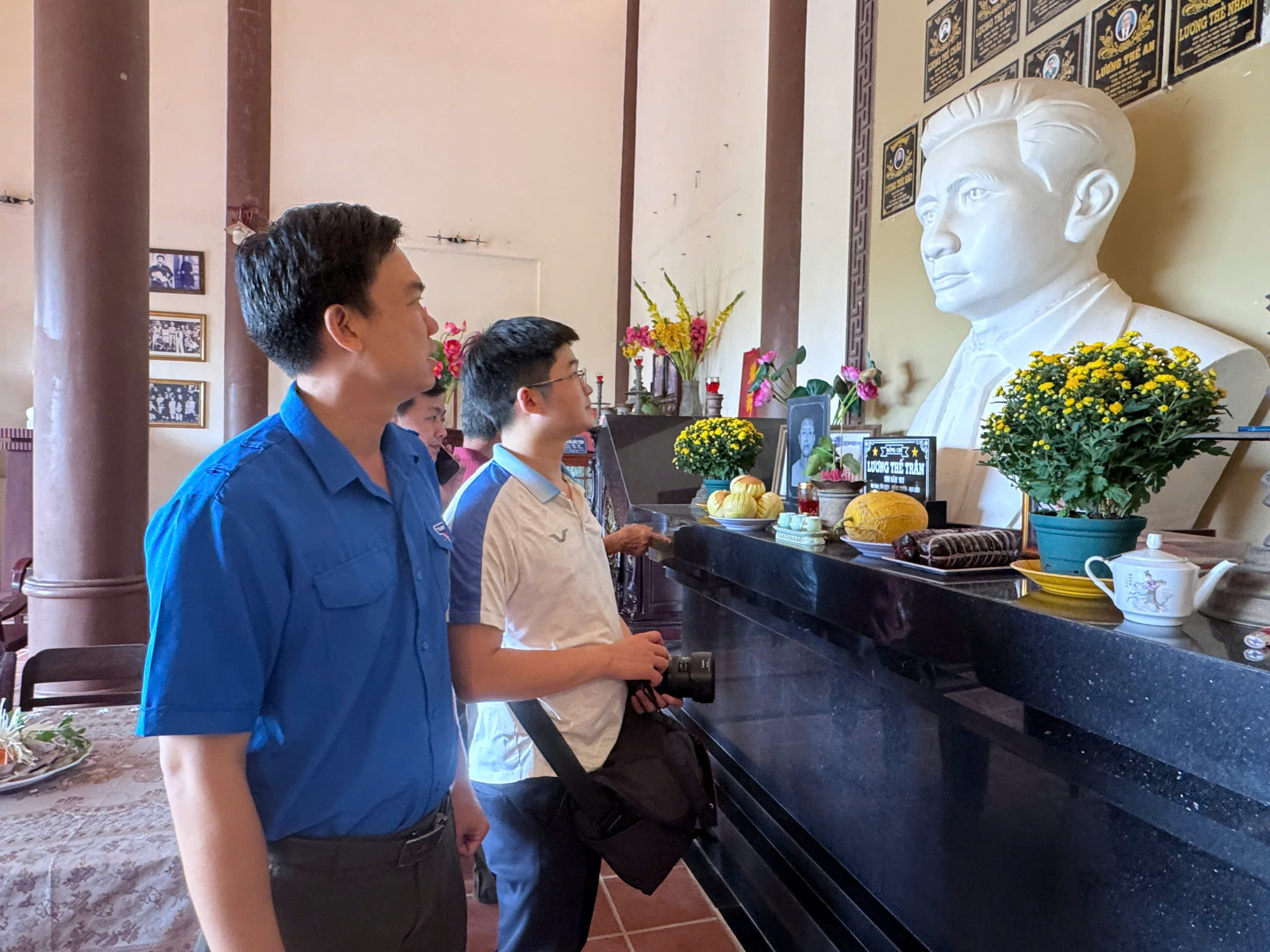Nhà Thờ Lương Thế Trân, luôn được lực lượng đoàn viên thanh niên thường xuyên tồ chức các hoạt động về nguồn. Ảnh: Như Tâm