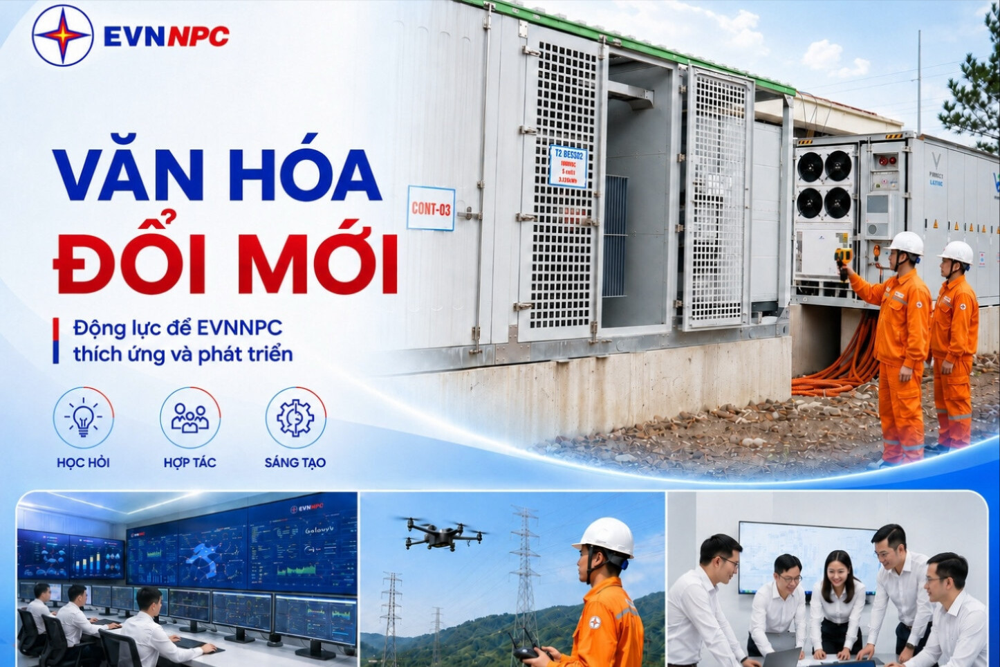 Văn hóa đổi mới - động lực để EVNNPC thích ứng và phát triển trong kỷ nguyên mới 