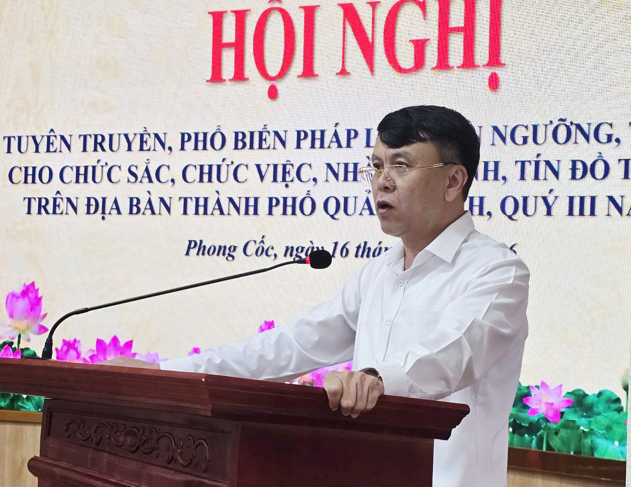 Hơn 100 chức sắc, chức việc, nhà tu hành được phổ biến pháp luật 