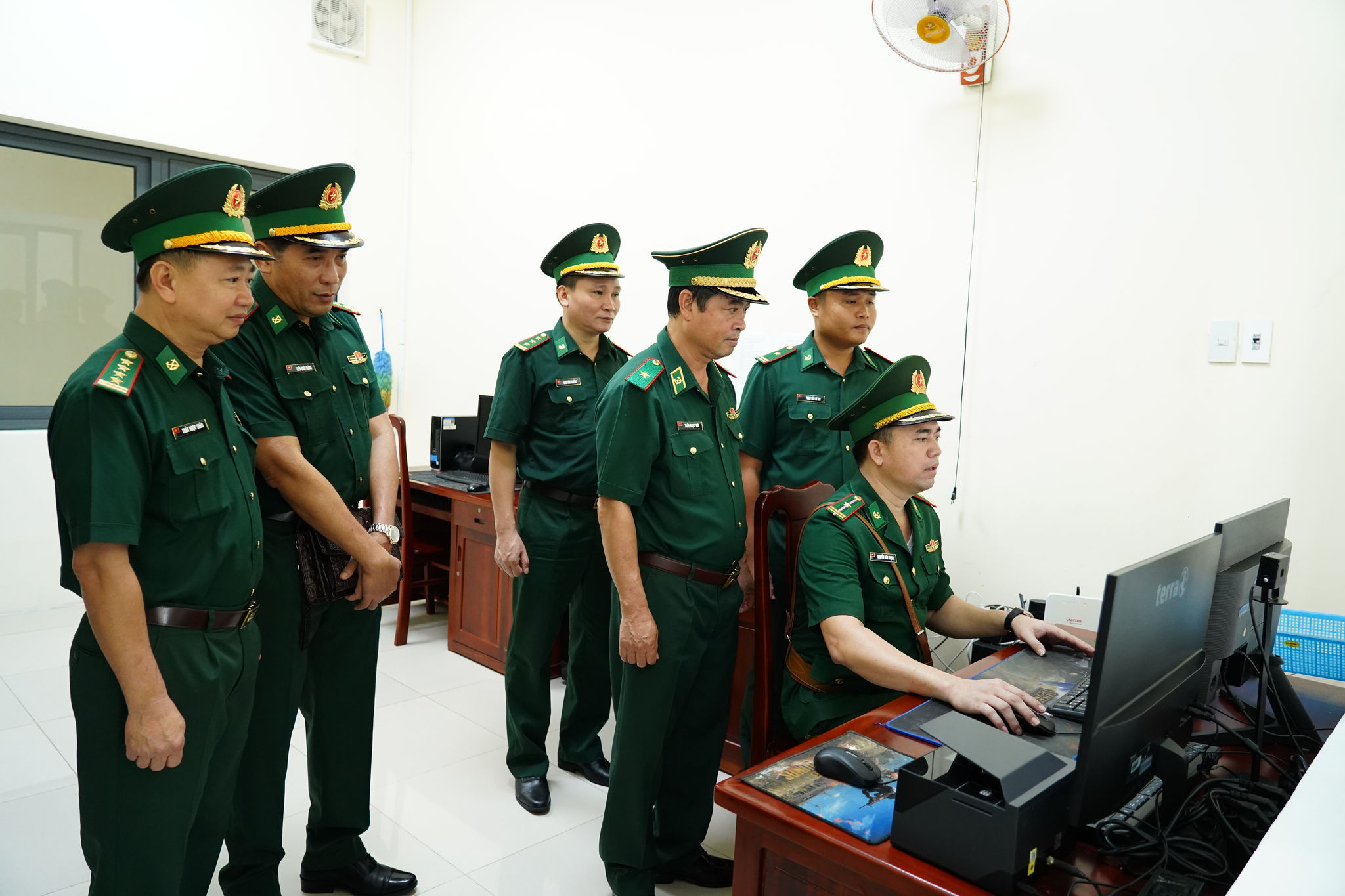 Mọi cơ chế hoạt động theo chuẩn quy định Cửa khẩu quốc tế đã đưa vào hoạt động thông suốt. Ảnh: Tiến Vinh