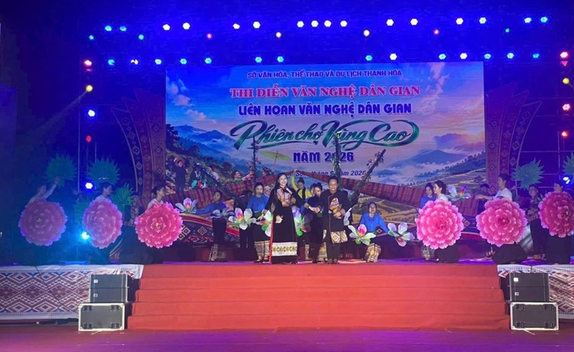Văn hóa đồng bào DTTS được tái hiện qua các tiết mục nghệ thuật tại Lễ hội Lam Kinh