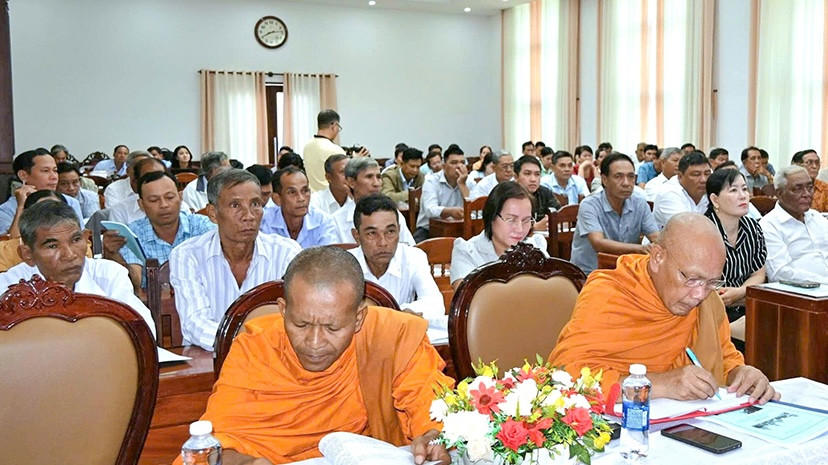 Các đại biểu tham gia tập huấn bồi dưỡng, cập nhật kiến thức vào ngày 29 - 30/9. Ảnh: CTV