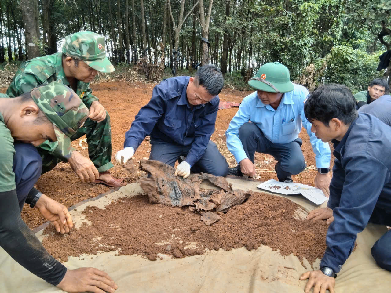 Gia Lai quy tập được 4 hài cốt liệt sĩ tại xã biên giới Ia Dom 