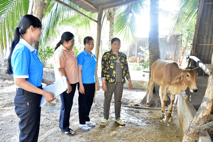 Từ nguồn vốn hỗ trợ, đã giúp chị em phụ nữ Khmer phát triển kinh tế hộ gia đình