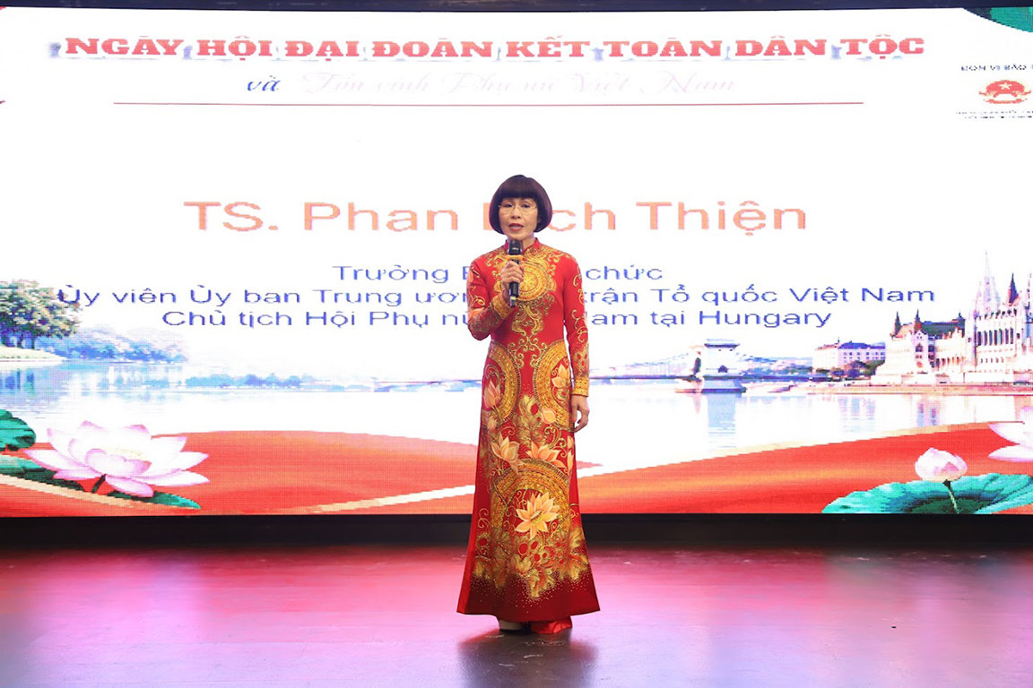 Ts. Phan Bích Thiện - Trưởng ban Tổ chức, phát biểu tại Ngày hội