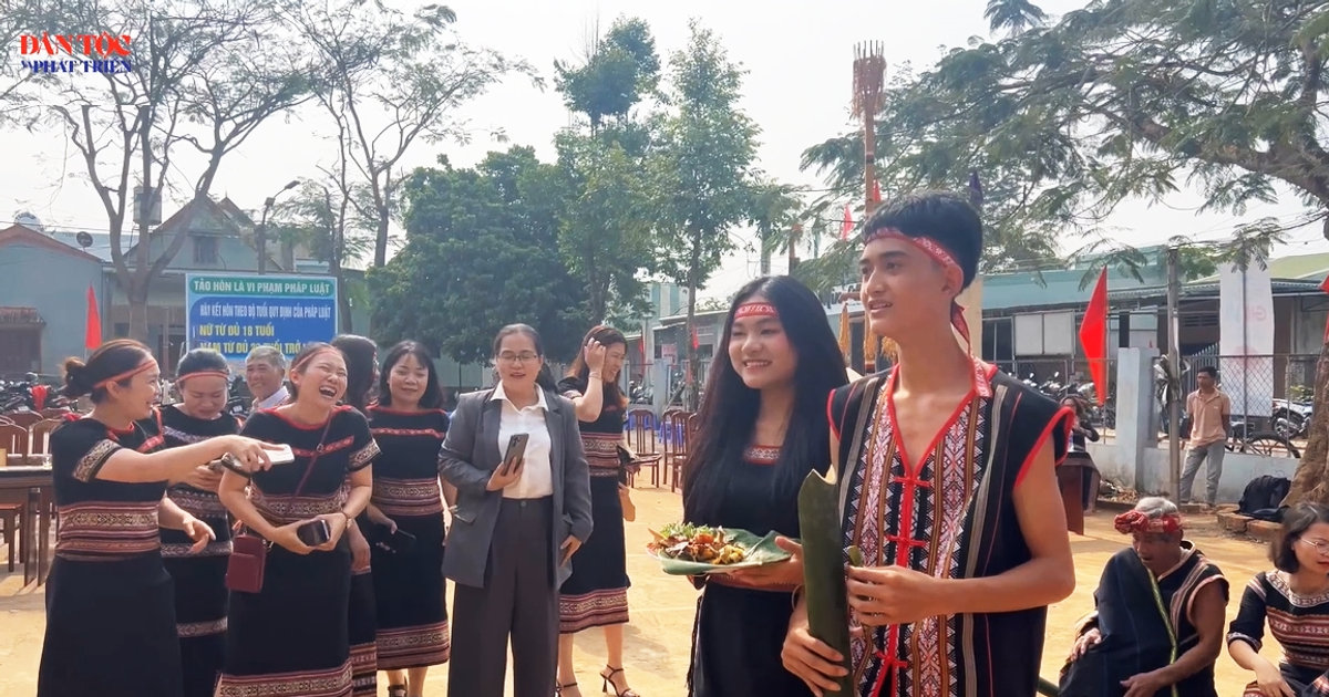 Đậm dấu ấn chế độ mẫu hệ - nhìn từ đám cưới của người Gia Rai