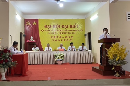 Kiên Giang: Hội Tương tế người Hoa TP. Phú Quốc đại hội nhiệm kỳ 2023-2028