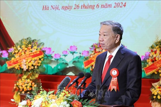Chủ tịch nước Tô Lâm dự Lễ kỷ niệm 70 năm Ngày truyền thống lực lượng Kỹ thuật nghiệp vụ CAND