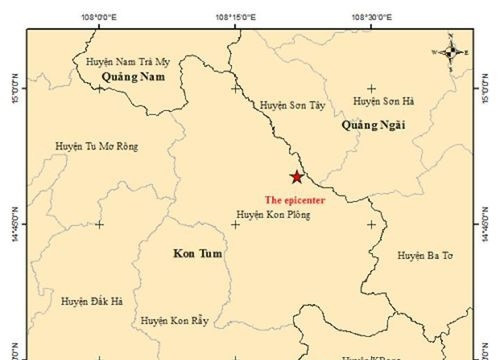 Kon Tum: Xảy ra trận động đất có độ rung chấn mạnh nhất từ trước đến nay