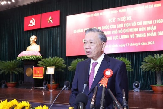 55 năm thực hiện Di chúc của Chủ tịch Hồ Chí Minh, lực lượng Công an nhân dân không ngừng lớn mạnh về mọi mặt