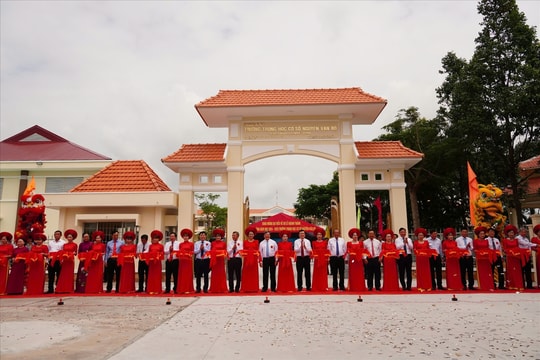 Long An: Khánh thành ngôi trường mang tên nhà cách mạng Nguyễn Văn Bộ
