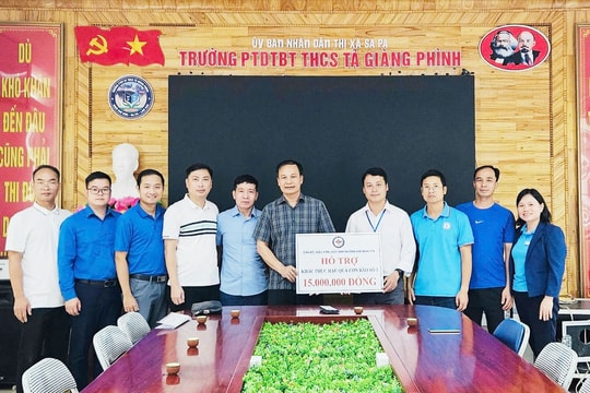 Trường Hữu nghị T78 thăm, động viên, chia sẻ cùng thầy trò hai trường học ở Lào Cai và Yên Bái