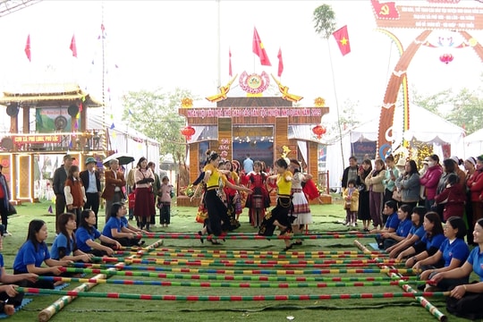 Sôi nổi các trò chơi dân gian tại Ngày hội Văn hóa, Thể thao các dân tộc huyện Nho Quan năm 2025