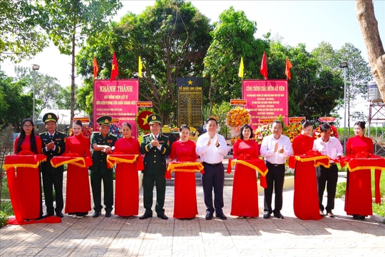 Tây Ninh: Khánh thành Bia tưởng niệm Liệt sỹ Đồn Biên phòng cửa khẩu Chàng Riệc